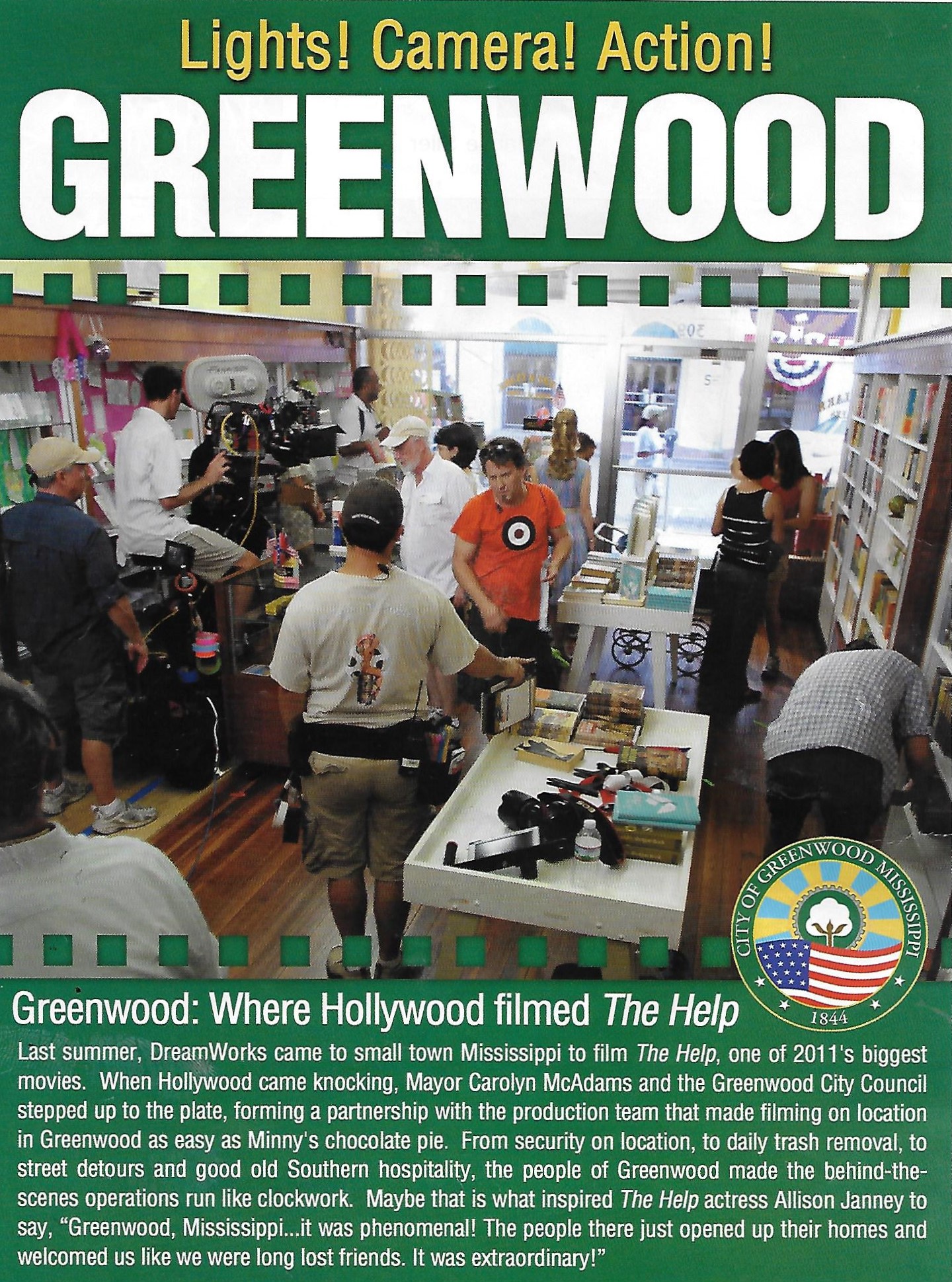 THE HELP was filmed in GREENWOOD!